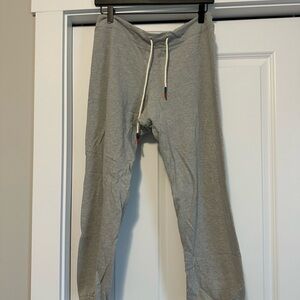 Tory Burch Tory Sport Gray Jogger Sweatpants with Drawstring